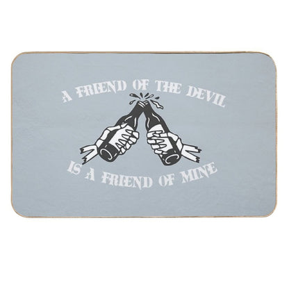 Friend of The Devil  High-Traffic Bath Mat