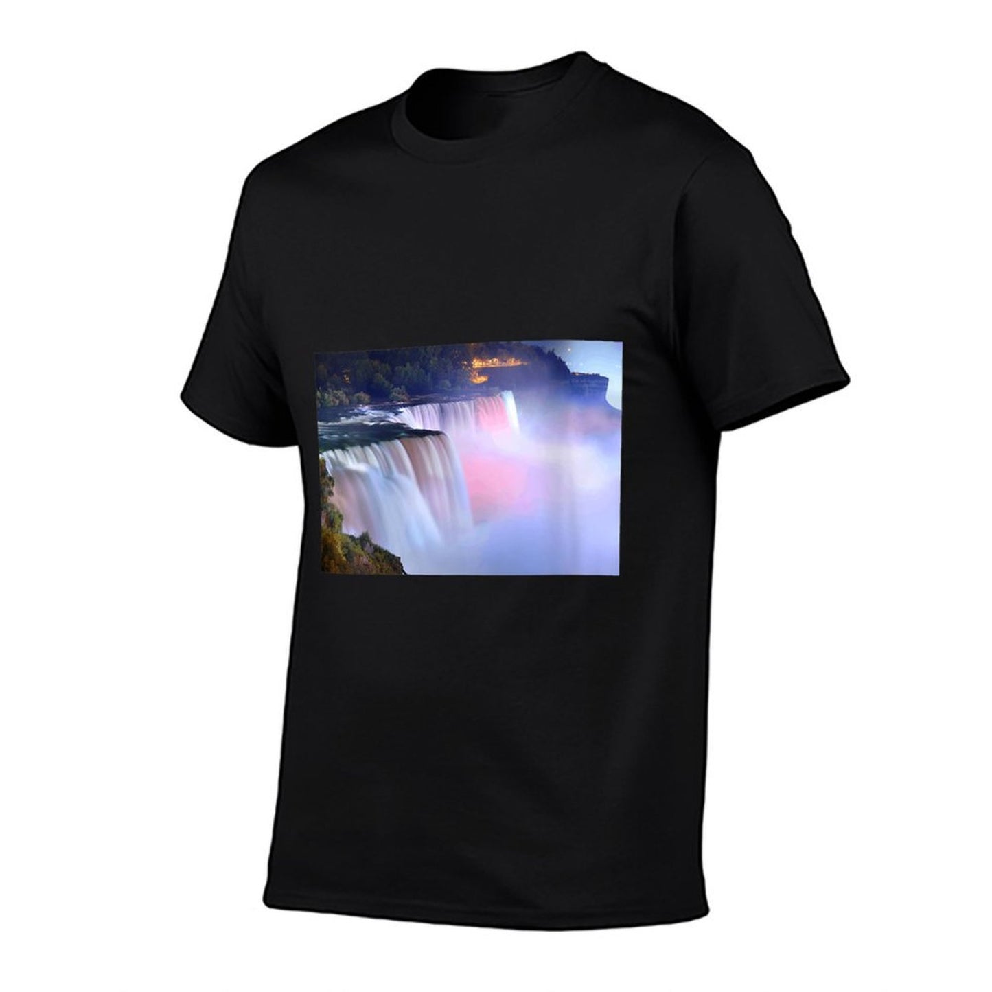 Womens Niagara Falls Evening Twilight Colors  Versatile T-Shirt