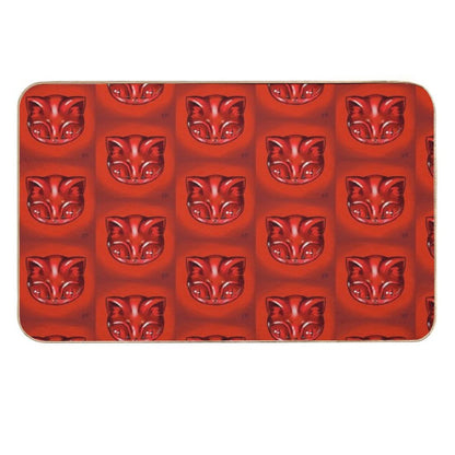 Electric Dream Cat (Red)  Versatile Bath Mat