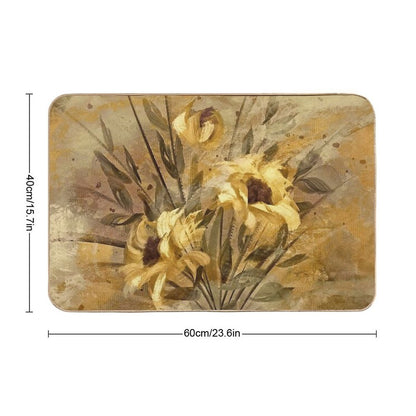 Golden Roses  Multi-Purpose Bath Mat