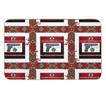 Black Star  Easy To Clean Bath Mat