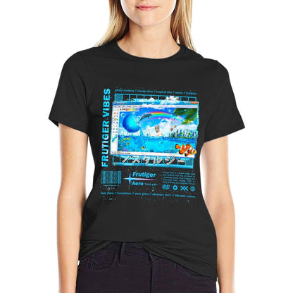 Frutiger Aero Fashion Collection - Frutiger Vibes  Wrinkle-resistant T-Shirt