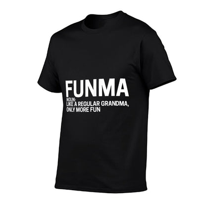 Funma And Funpas Funma Like A Regular Grandma  Fade-proof Color T-Shirt