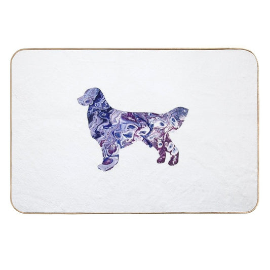 Golden Retriever  Easy Maintenance Bath Mat