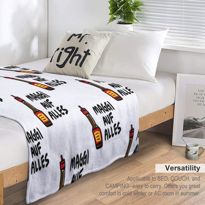 Maggi Auf Alles (Deutsch) Durable Throw Blanket