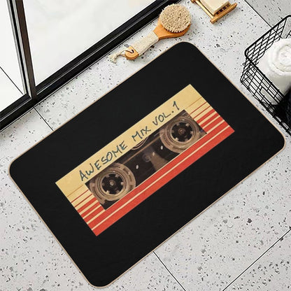 Awesome Mix Vol.1 (retro Cassette)  Rapid-Drying Bath Mat