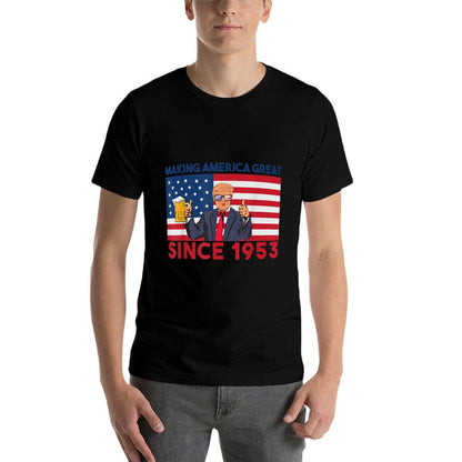 70th Birthday Making America Great 1953 70 Years Old  Stretchy T-Shirt