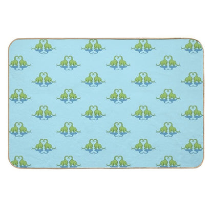 Dino Love  Odorless Bath Mat