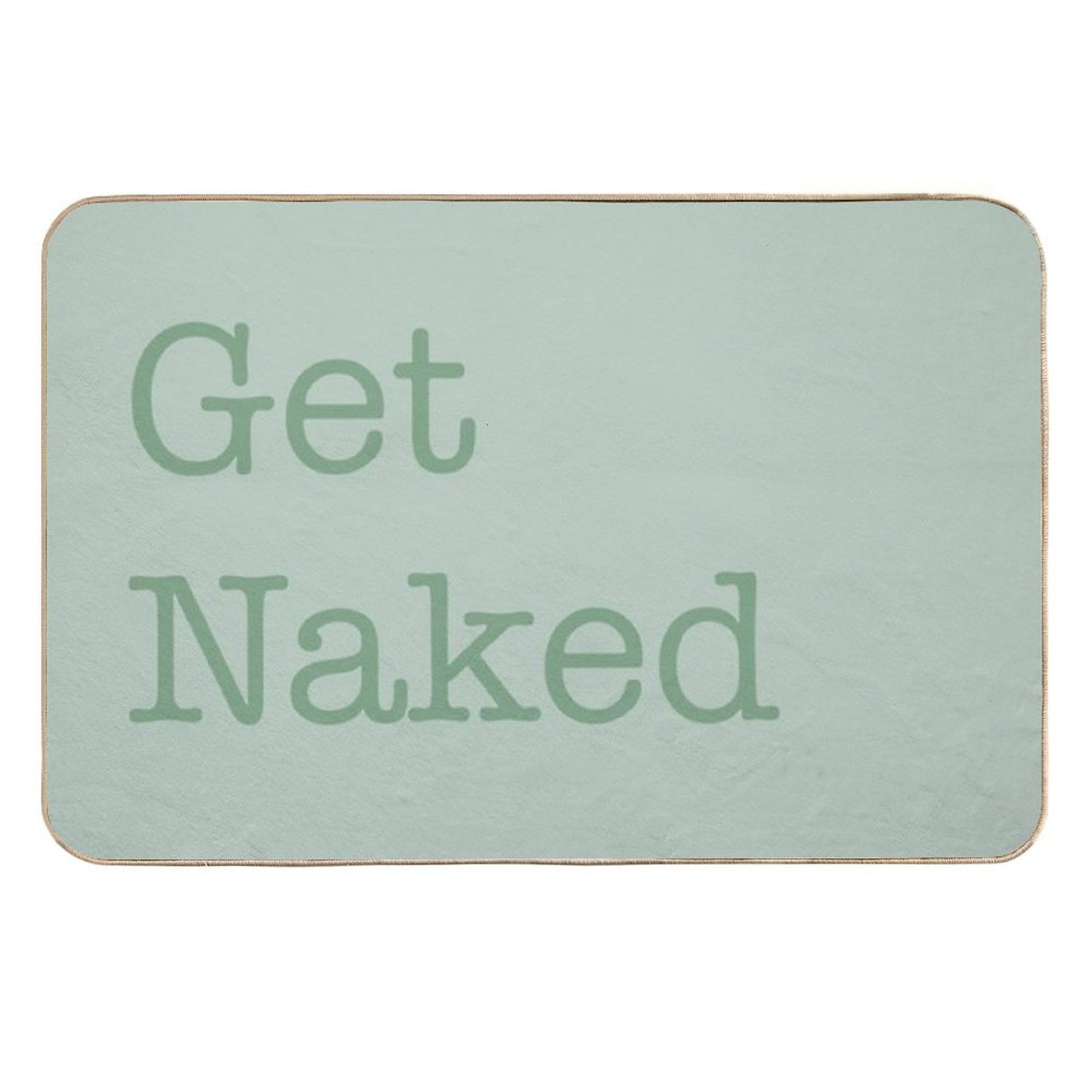 Cute Get Naked Bath Mat  Odorless Bath Mat