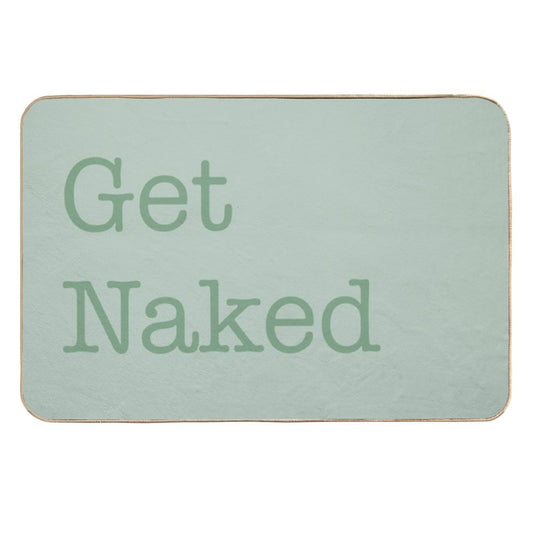Cute Get Naked Bath Mat  Odorless Bath Mat