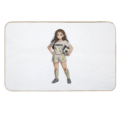 Fan Made FINNEAS Cleats Merch (Transparent Backround)  Toxin-Free Bath Mat