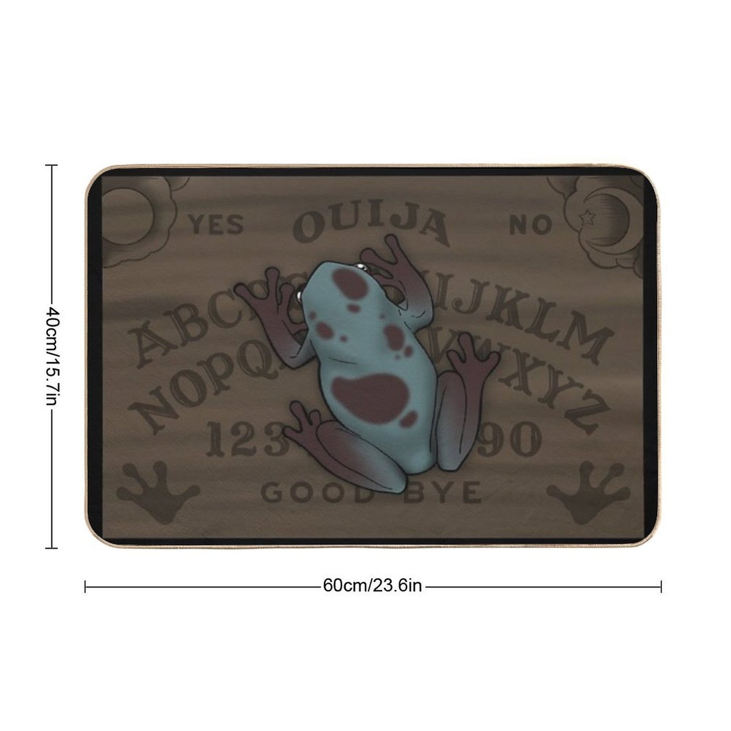 Ouija Frog  Eco-Friendly Bath Mat