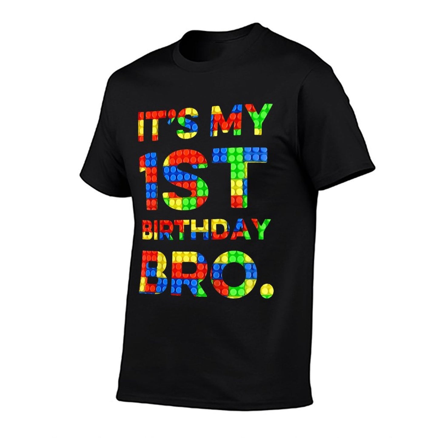 Kids Kids Cute 1st Birthday Shirt 1 Year Old Block Building Boys  Quick-drying T-Shirt