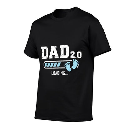 2nd Second Time Dad Loading Bar Baby Announcement  Slim-fit Cut T-Shirt