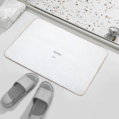 Self-Care Reminder – “Include Yourself” Bold Text Note  Anti-Trip Bath Mat