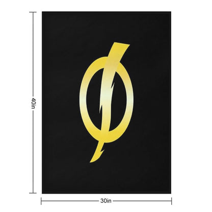 Static Shock Version 2 Eco-conscious Throw Blanket