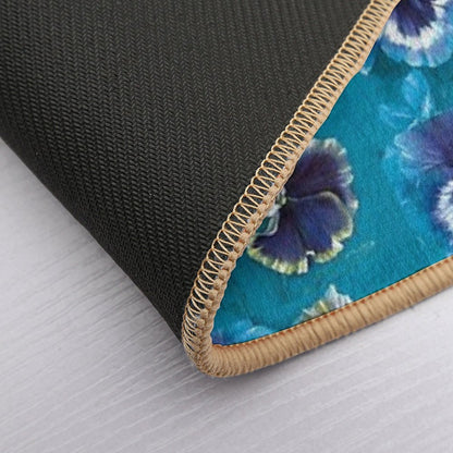 Pansy Study  High-Traffic Bath Mat