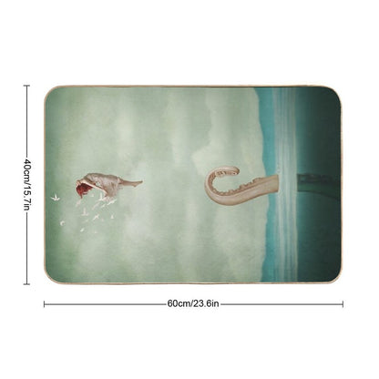 Uncontained  Slip-Resistant Bath Mat