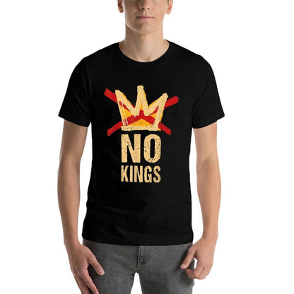 No Kings In America Pro Democracy Protest Men Women  Vintage-inspired T-Shirt