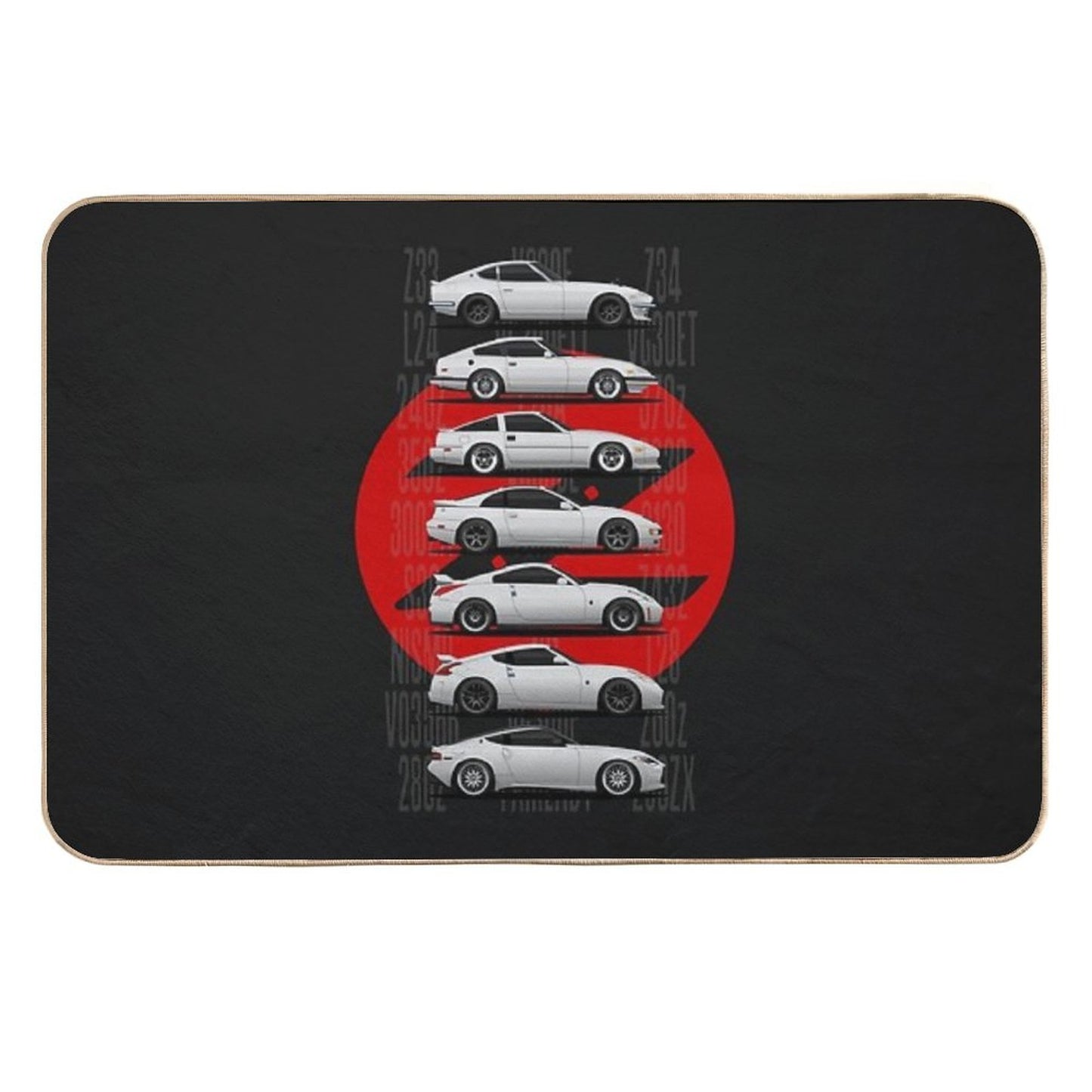 Z Generations (White)  Rapid-Drying Bath Mat