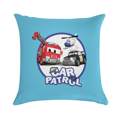Car Patrol of Car City Soft Bedroom Essential Throw Pillow