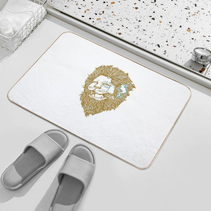 Smoking Lion  High-Traffic Bath Mat