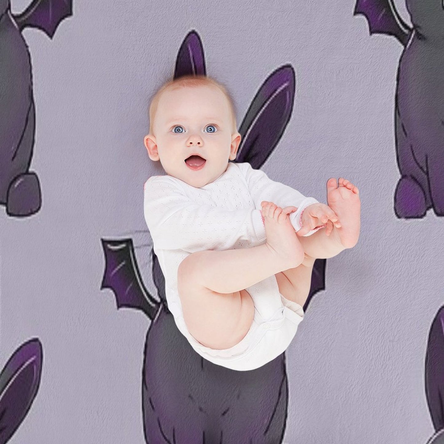Hector The Spooky Bunny Shrink-resistant Throw Blanket