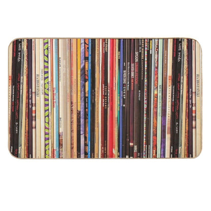 Indie Rock Vinyl Records  High-Traffic Bath Mat