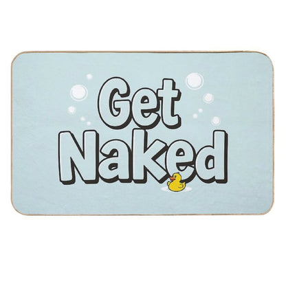 Get Naked - Fun Bathroom  Stain-Proof Bath Mat