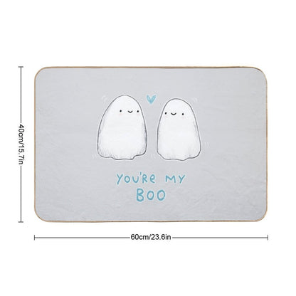 Spooky Love  Easy Maintenance Bath Mat