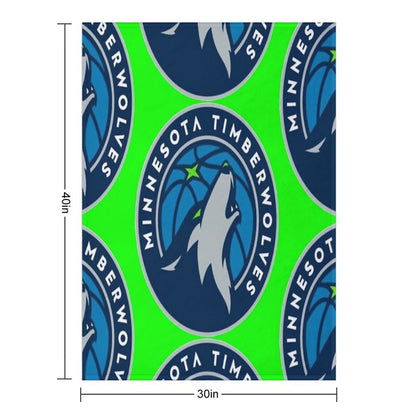 Minnesota Timberwolves Wrinkle-free Throw Blanket
