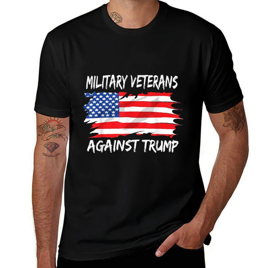 Military Veterans Against Donald Trump  Cotton T-Shirt