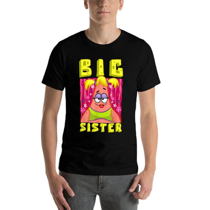 Mademark X SpongeBob SquarePants - SpongeBob Big Sister Funny Prank Girls Patrick Star Makeup  Vintage-inspired T-Shirt
