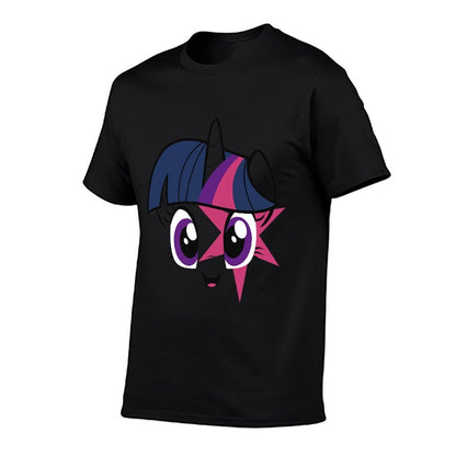 Kids My Little Pony Friendship Is Magic Twilight Sparkle Face Premium  Graphic-printed T-Shirt