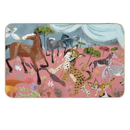 Paradise before The Fire (SGHN)  Long-Lasting Bath Mat