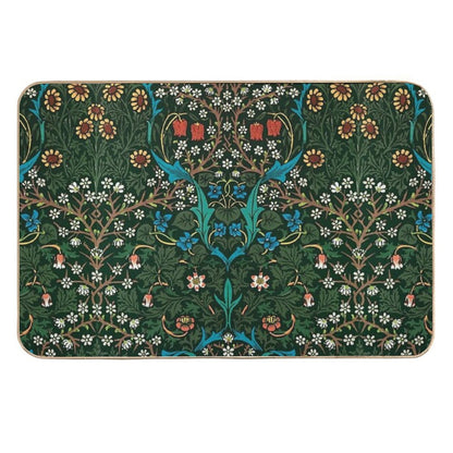 Blackthorn by William Morris, 1892  Non-Slip Bath Mat