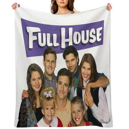 Full House Velvety-soft Throw Blanket
