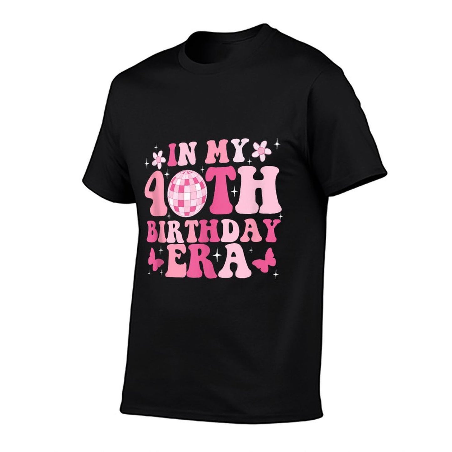 In My 40th Birthday Era Girl Womens Gifts Bday 40 Year Old  Rolled Sleeves T-Shirt
