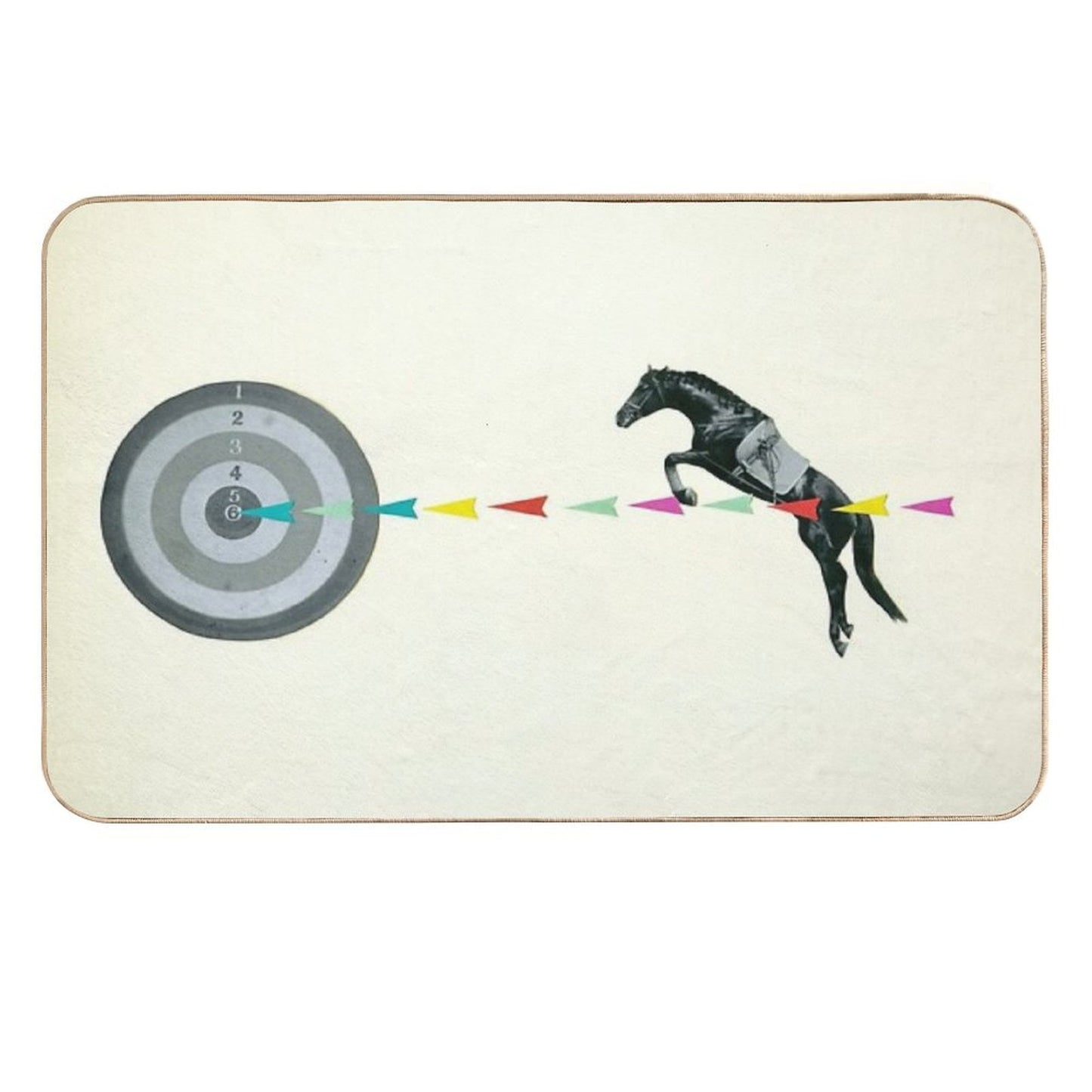 On Target  Sagittarius  Pet-Safe Bath Mat