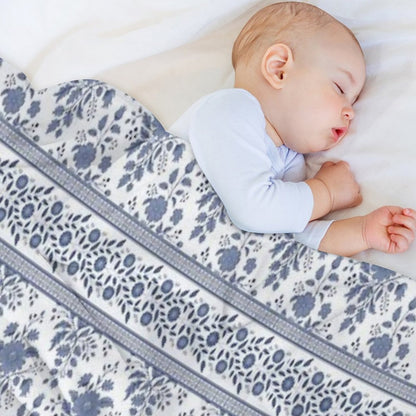 Grandma’s Blue Room Plush Throw Blanket