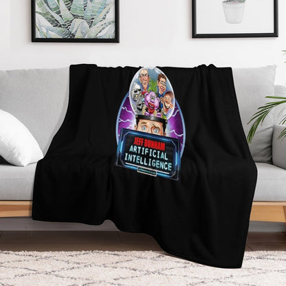 Jeff Dunham Artificial Intelligence Comfort Throw Blanket