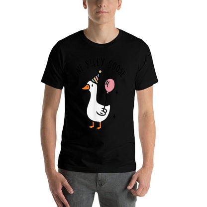 One Silly Goose Funny 1st First Birthday  Cotton T-Shirt