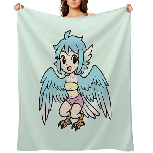 Kipi The Harpy Durable Throw Blanket