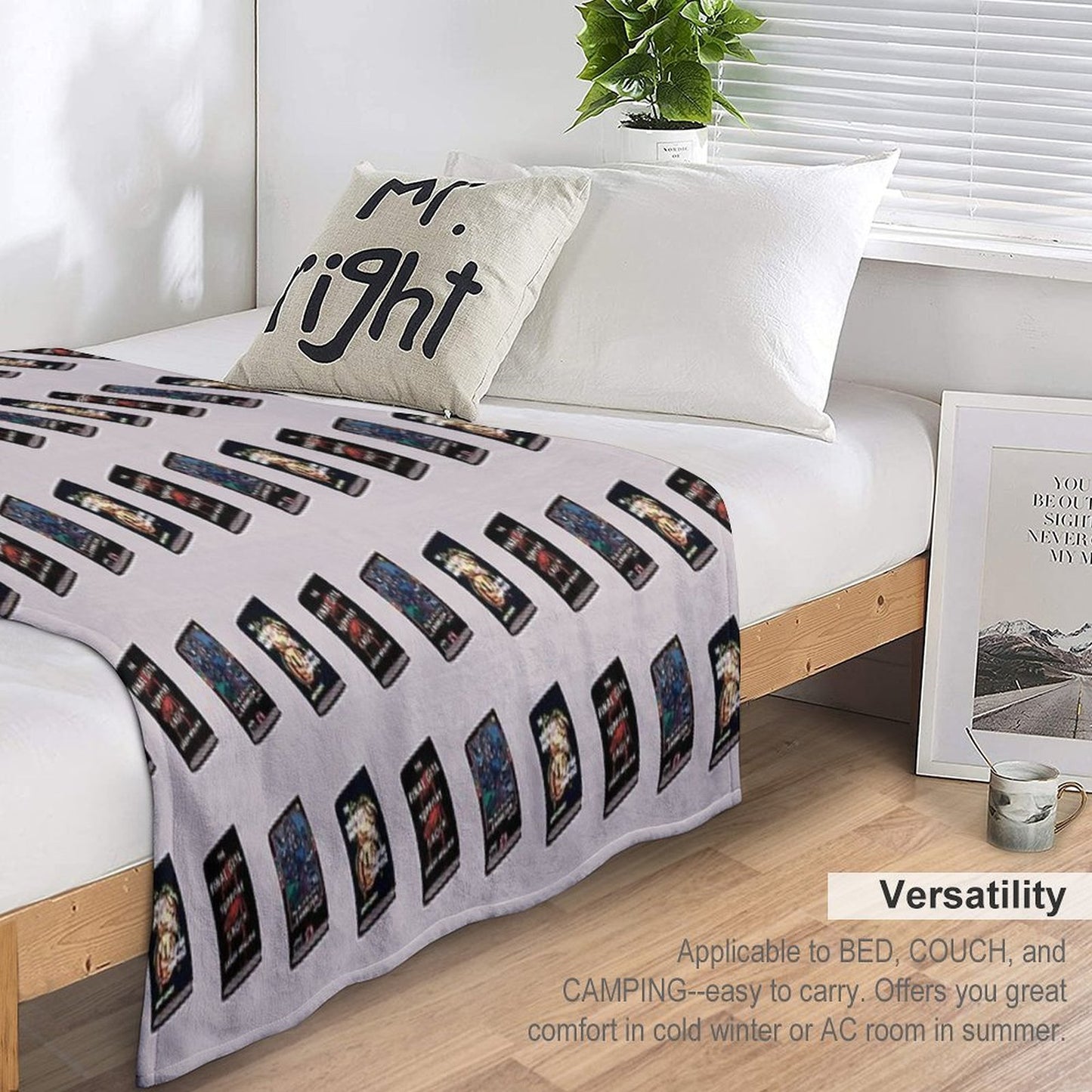 Grady Hendrix Books Sustainable Throw Blanket