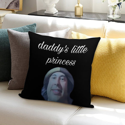 I Love Vic Fuentes 3 Soft Hidden Zipper Throw Pillow
