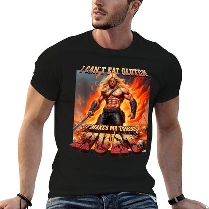 I Cant Eat Gluten, Oddly Specific Cursed Meme Comfortable T-Shirt