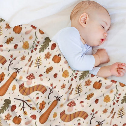 Warm Autumn Velvety-soft Throw Blanket