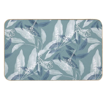 Minimalist Jungle Leaves Art  Versatile Bath Mat