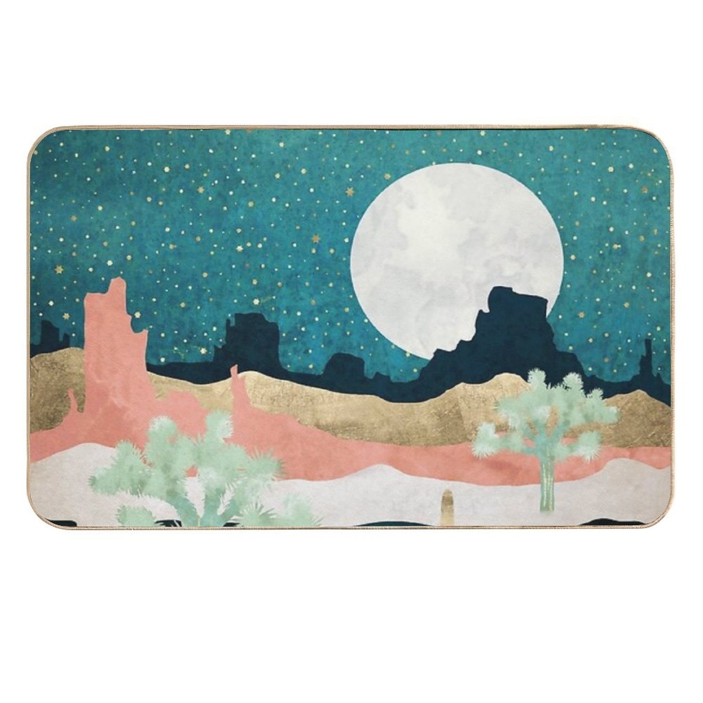 Desert Moon Vista  Odorless Bath Mat