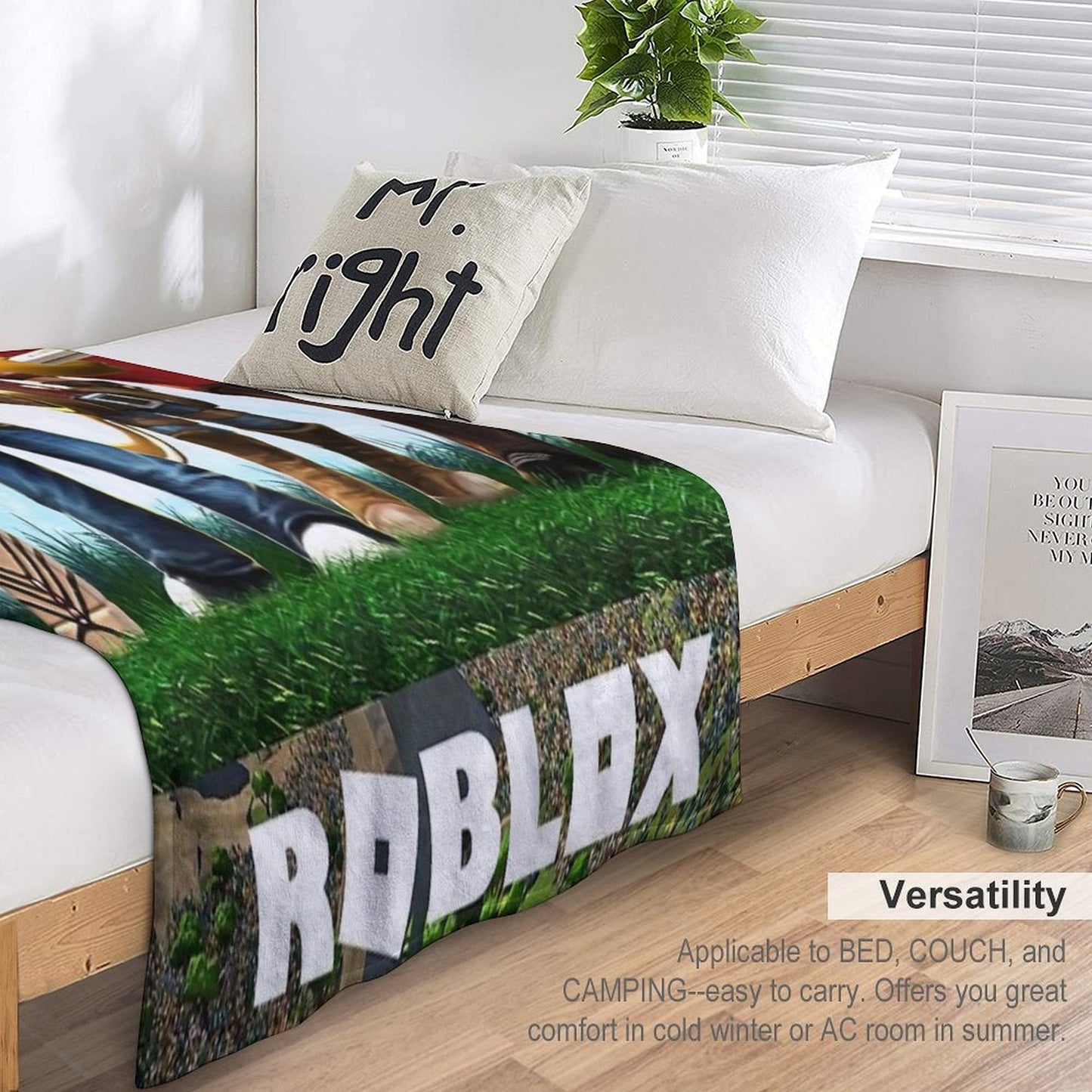 Build Up Plush Throw Blanket